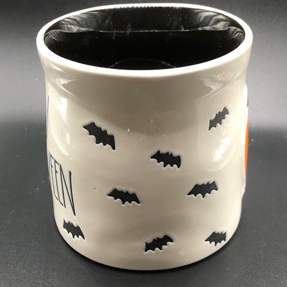 New Rae Dunn "Happy Halloween" Snoopy Mummy Mug Double Sided 20 oz - Picture 4 of 6